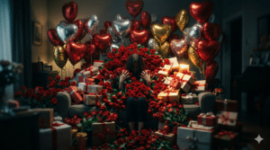 Love bombing: narcisista oferecendo presentes e atenção excessiva como tática de manipulação