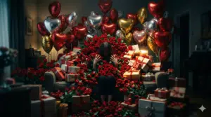 Love bombing: narcisista oferecendo presentes e atenção excessiva como tática de manipulação