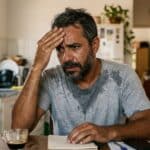 Suor excessivo e suor frio no abuso narcisista: quando o corpo transpira o medo